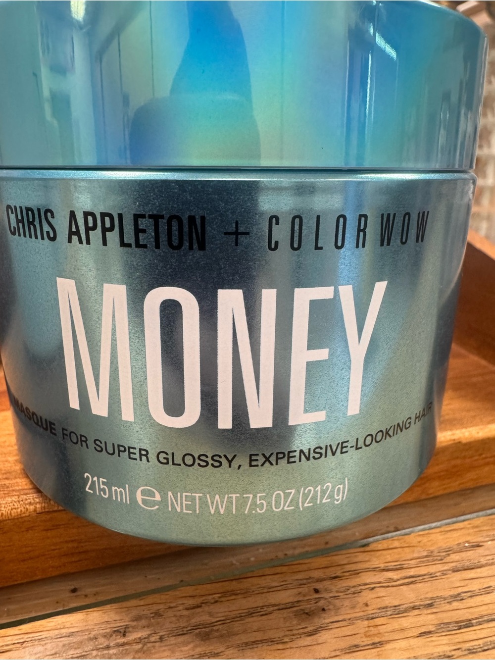 Chris Appleton + Color Wow MONEY Hair Masque — Metallic Teal Shine